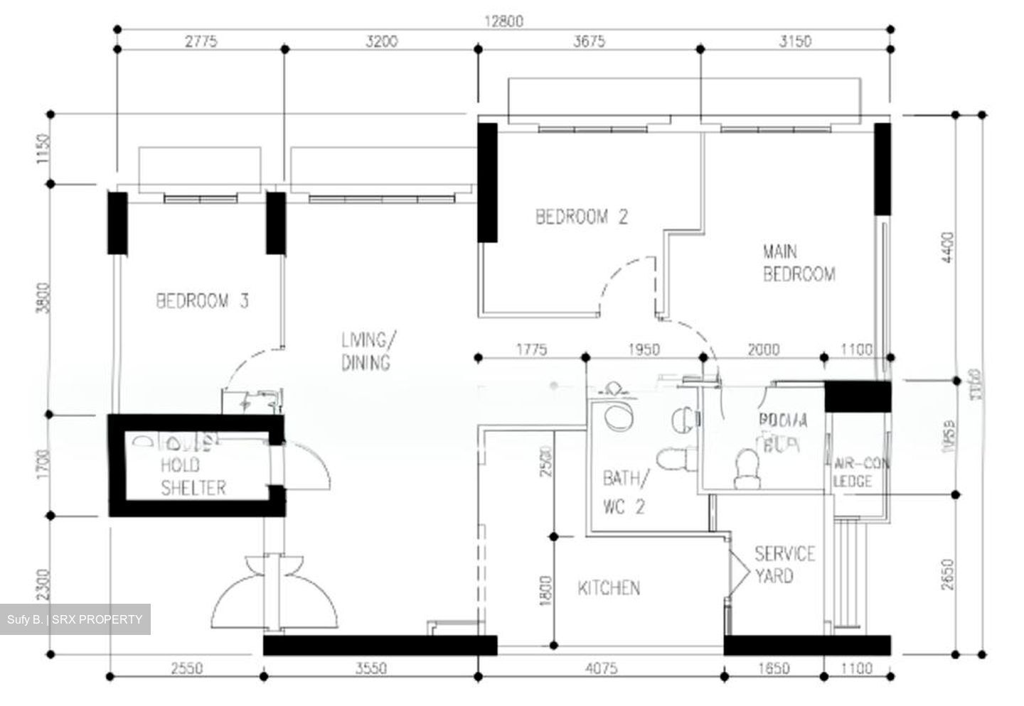 Blk 415C Waterfront I @ Northshore (Punggol), HDB 4 Rooms #566641651